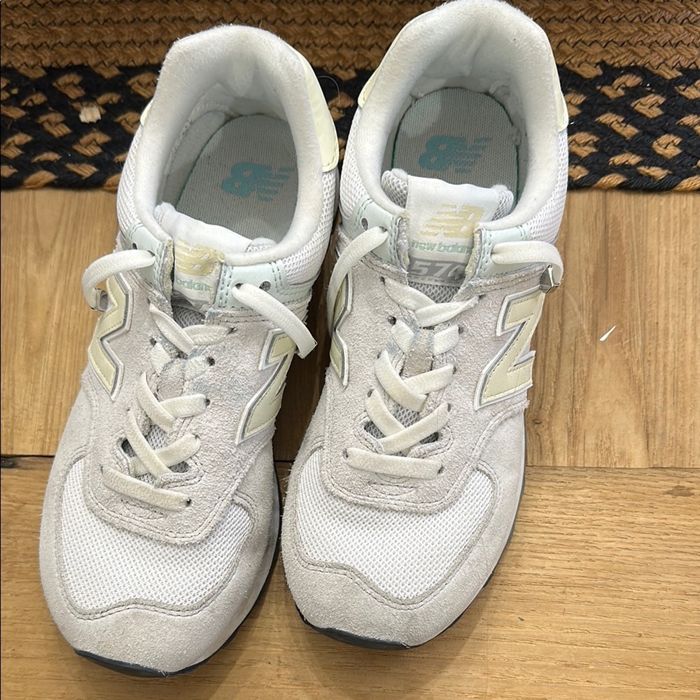 New Balance Cream Sneakers